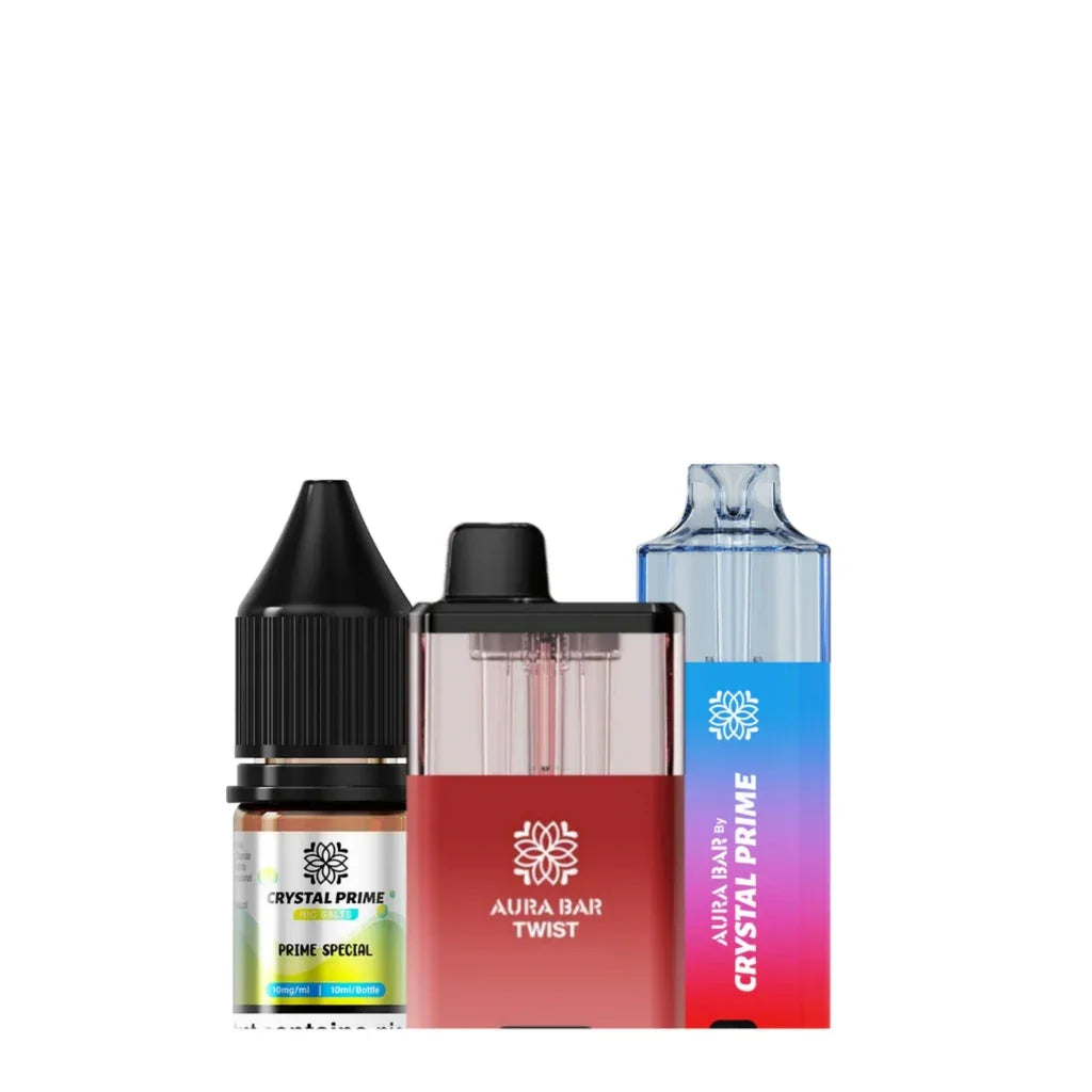 Crystal Prime Disposable Vape | Aura Bar Vapes Online